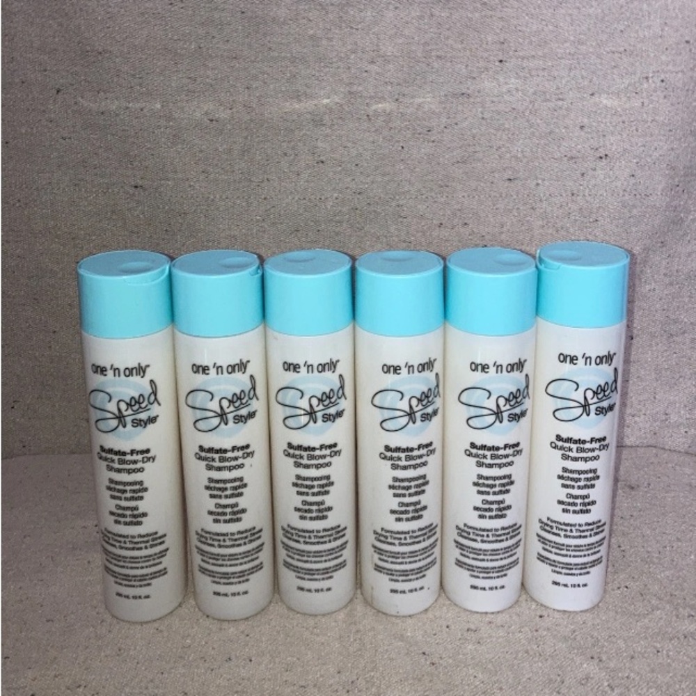 One 'n Only Speed Style Quick Blow Dry Shampoo Sulfate Free 10oz each Lot Of 6